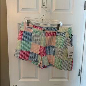 Vineyard Vines Multicolor Patchwork Women's Shorts